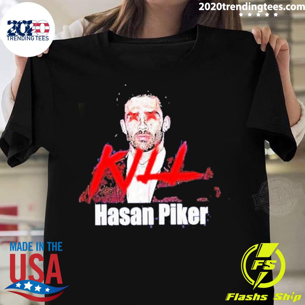 Official kill Hasan Piker In Minecraft - Adult & Kids T-Shirts, Sweatshirts & Hoodies apparel design preview 1