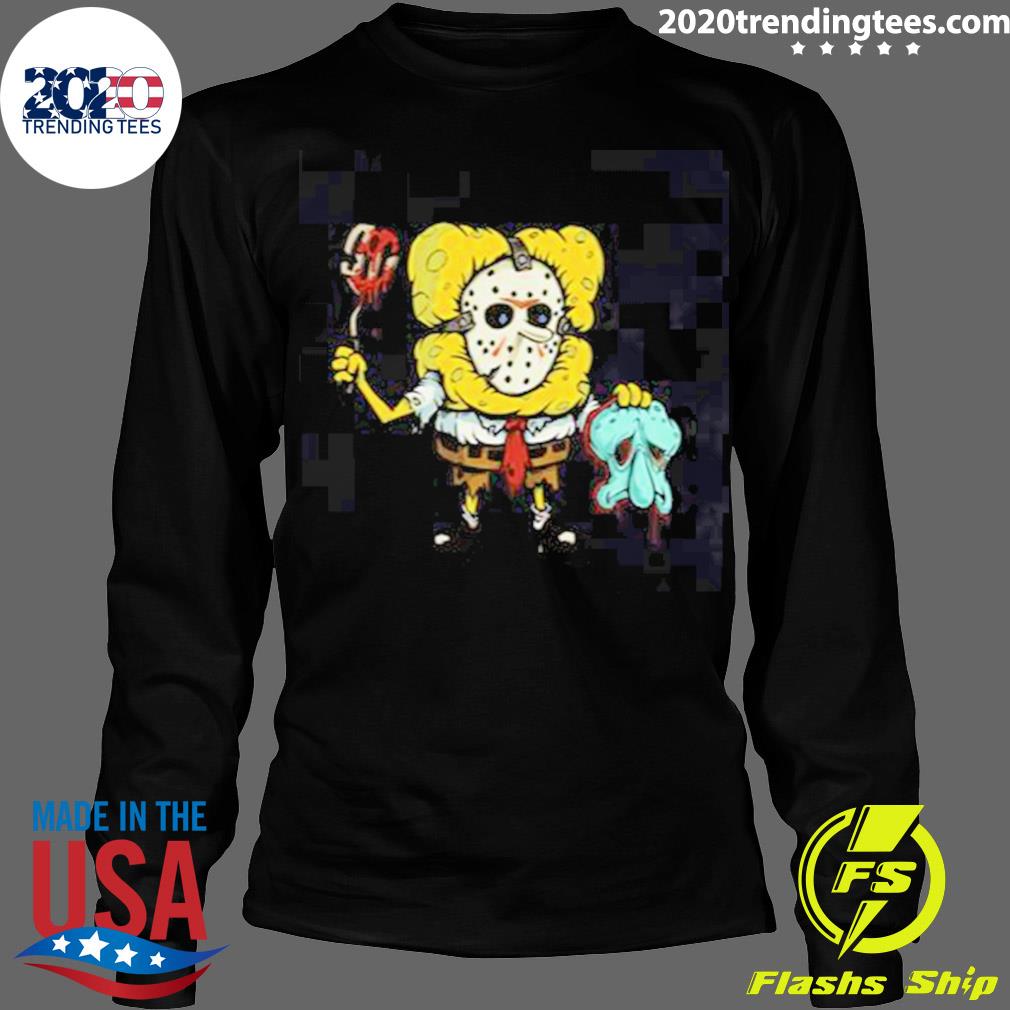 Official killer Spongebob Halloween - Adult & Kids T-Shirts, Sweatshirts & Hoodies apparel design preview 4