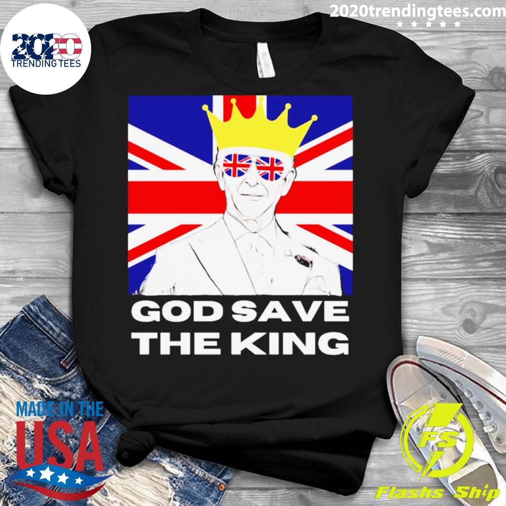 Official king Charles 2023 Coronation God Save The - Adult & Kids T-Shirts, Sweatshirts & Hoodies apparel design preview 3
