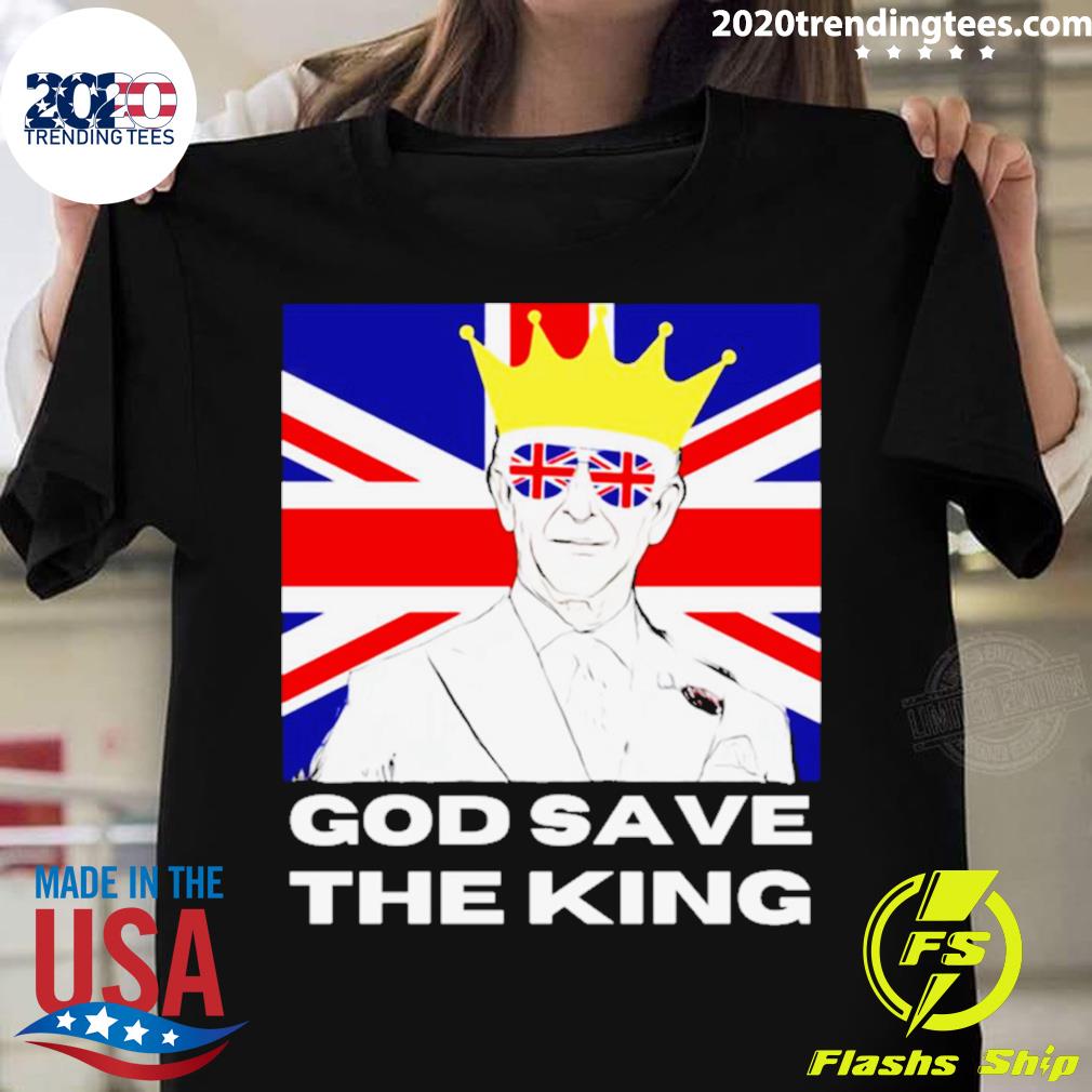 Official king Charles 2023 Coronation God Save The - Adult & Kids T-Shirts, Sweatshirts & Hoodies apparel design preview 1