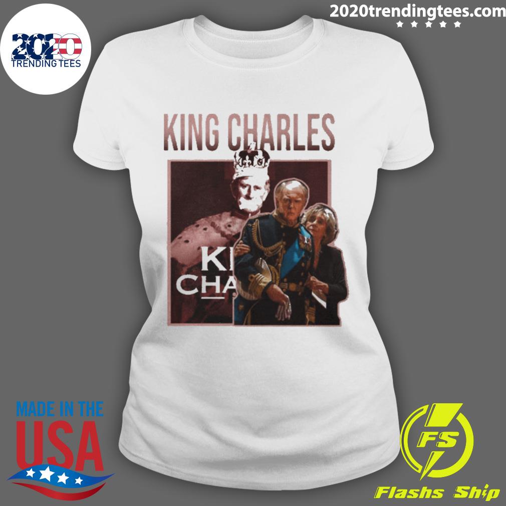 Official king Charles Funny Retro - Adult & Kids T-Shirts, Sweatshirts & Hoodies apparel design preview 3