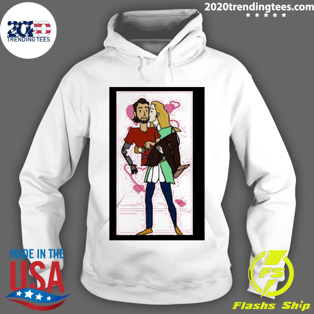 Official kiss Scene In Nimona - Adult & Kids T-Shirts, Sweatshirts & Hoodies apparel design preview 2