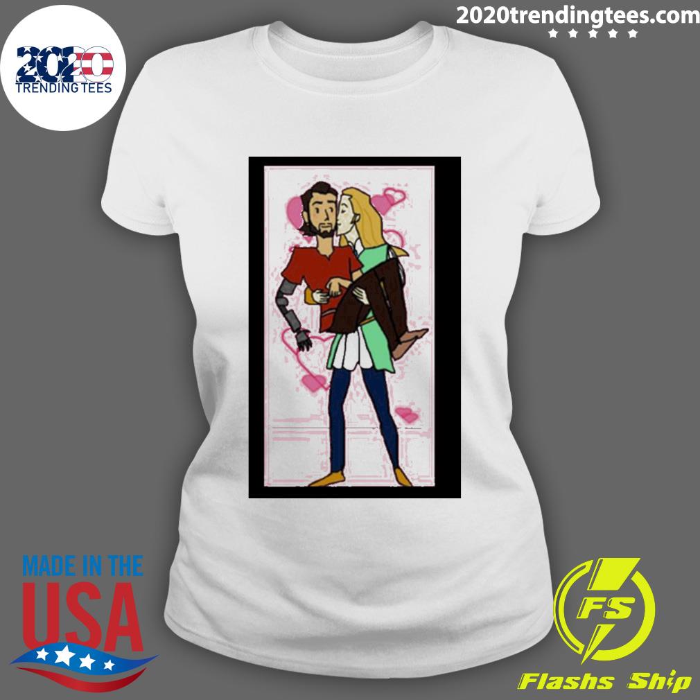 Official kiss Scene In Nimona - Adult & Kids T-Shirts, Sweatshirts & Hoodies apparel design preview 3