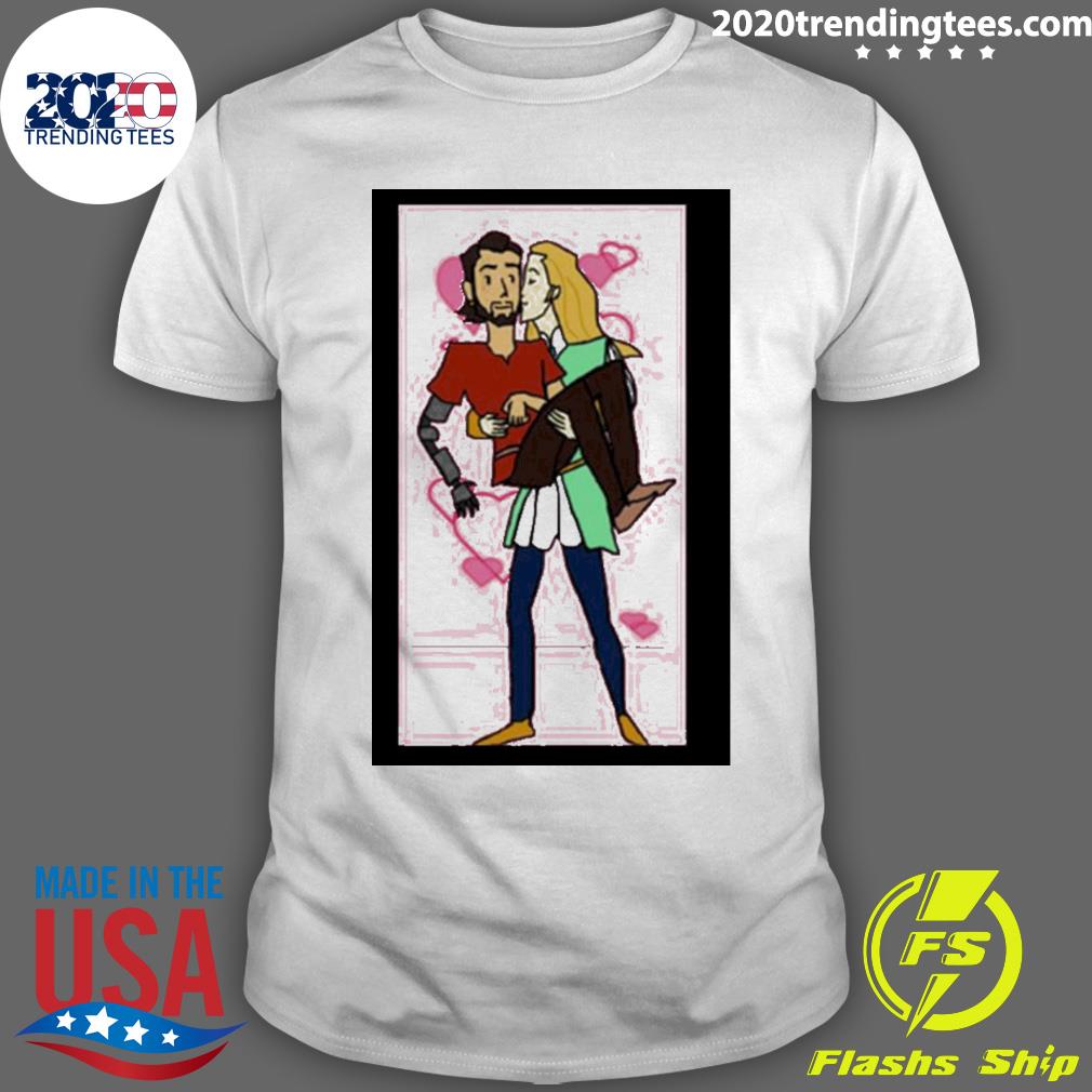 Official kiss Scene In Nimona - Adult & Kids T-Shirts, Sweatshirts & Hoodies apparel design preview 1
