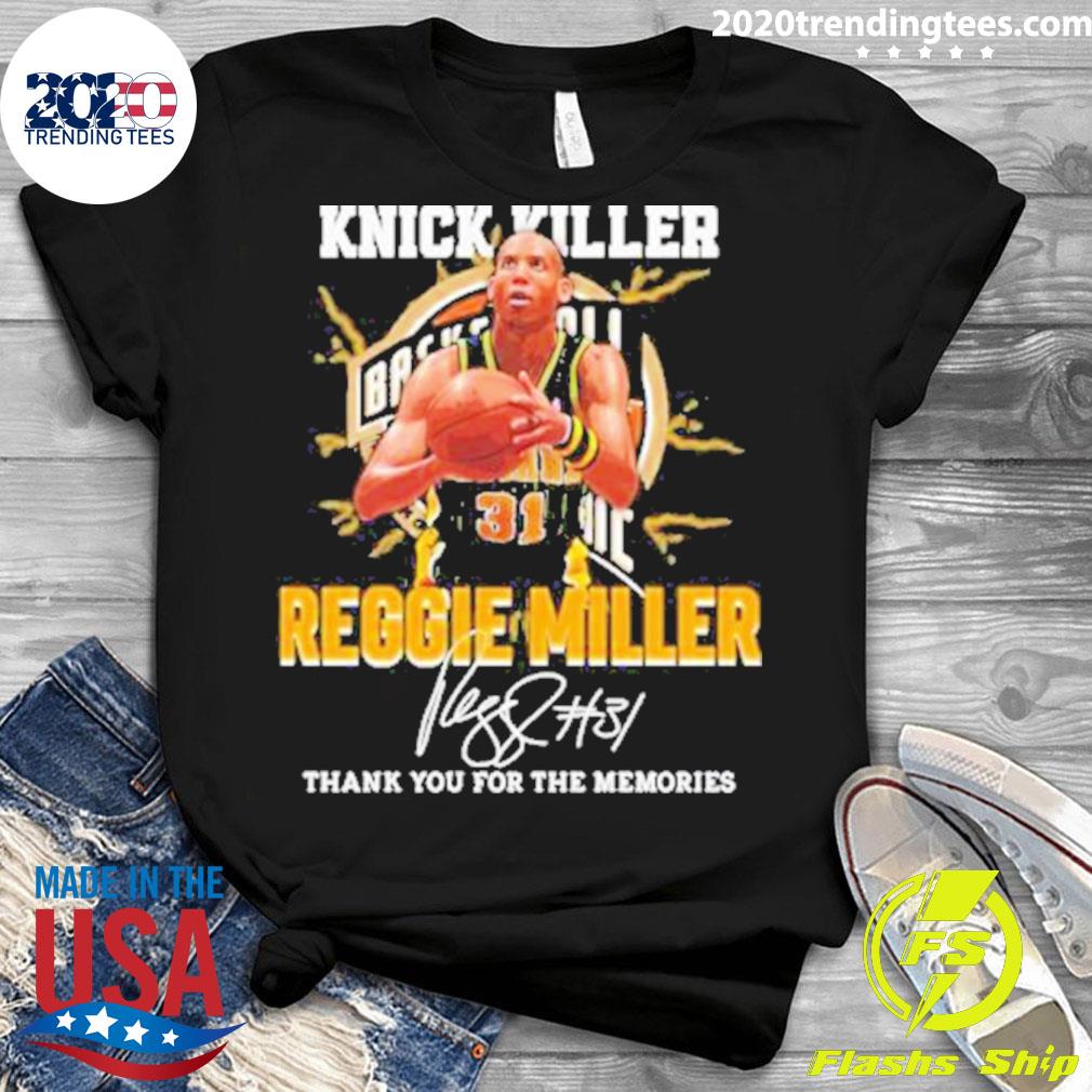 Official knick Killer Reggie Miller Choke Basketball - Adult & Kids T-Shirts, Sweatshirts & Hoodies apparel design preview 3