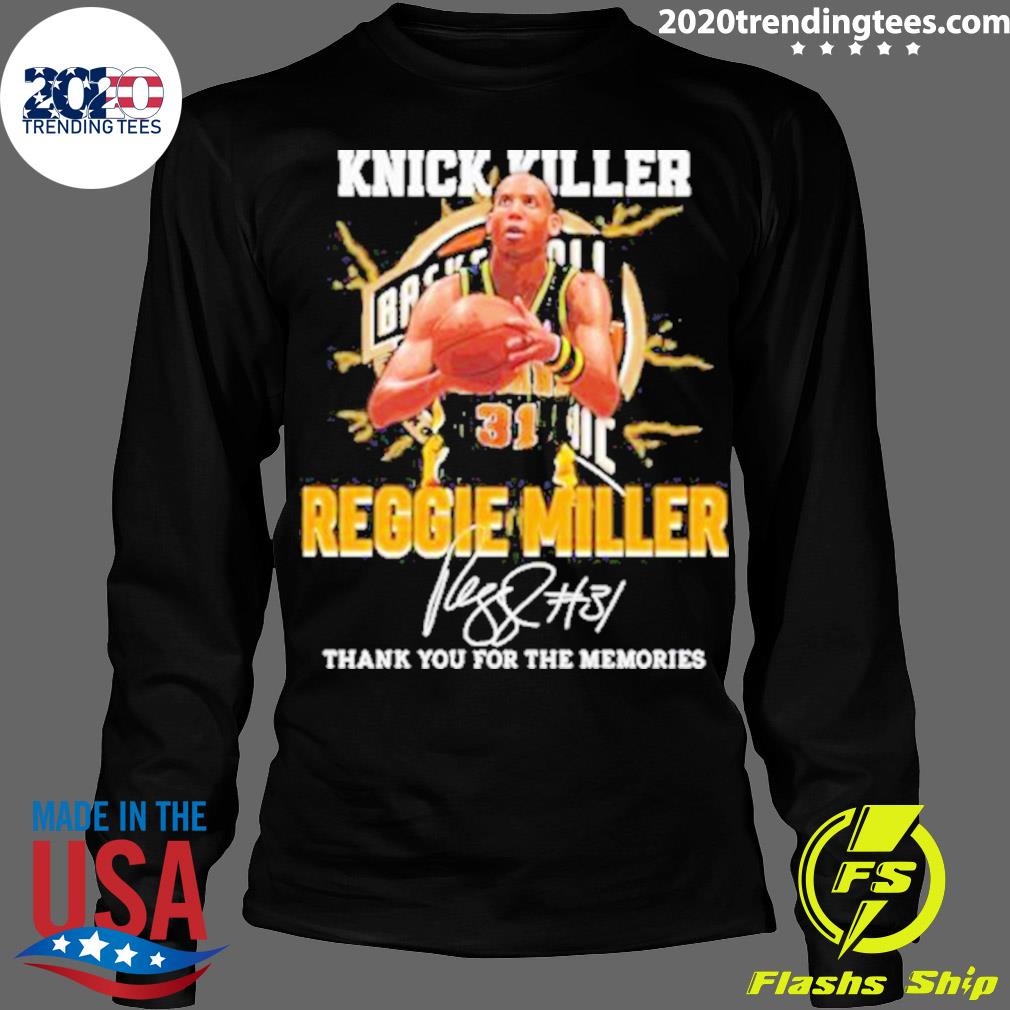 Official knick Killer Reggie Miller Choke Basketball - Adult & Kids T-Shirts, Sweatshirts & Hoodies apparel design preview 4
