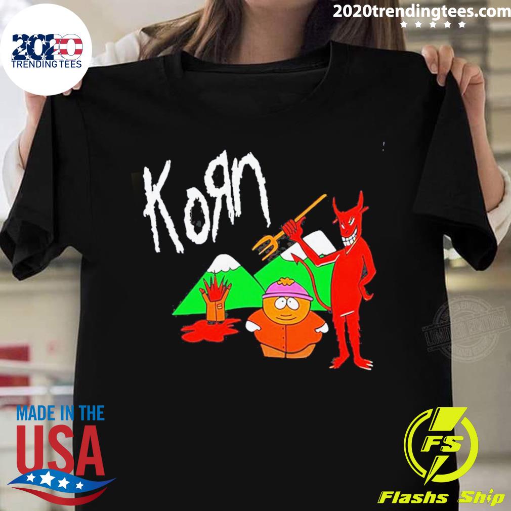 Official korn South Park Art - Adult & Kids T-Shirts, Sweatshirts & Hoodies apparel design preview 1