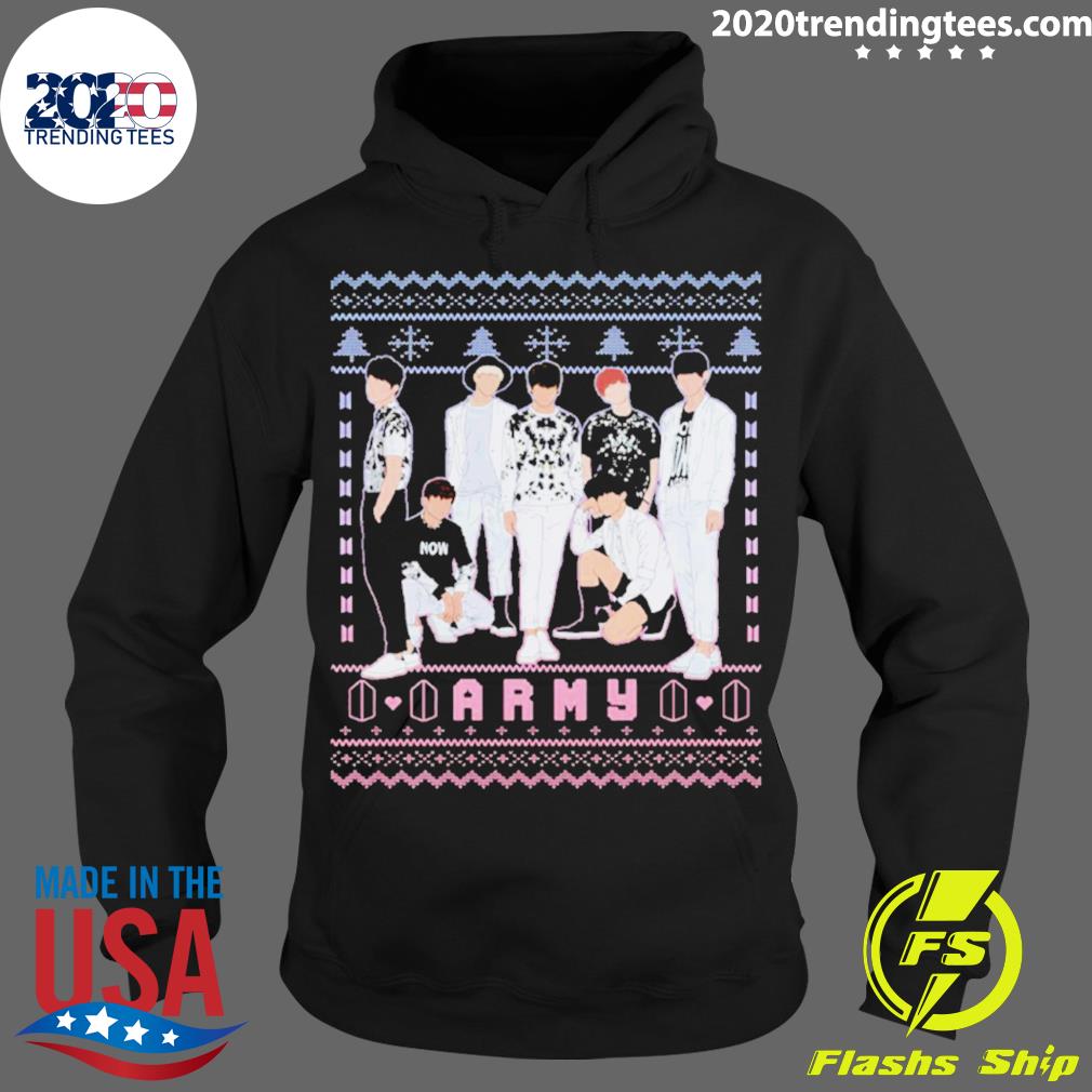 Official kpop Army Saranghae Cats And Colorful - Adult & Kids T-Shirts, Sweatshirts & Hoodies apparel design preview 2