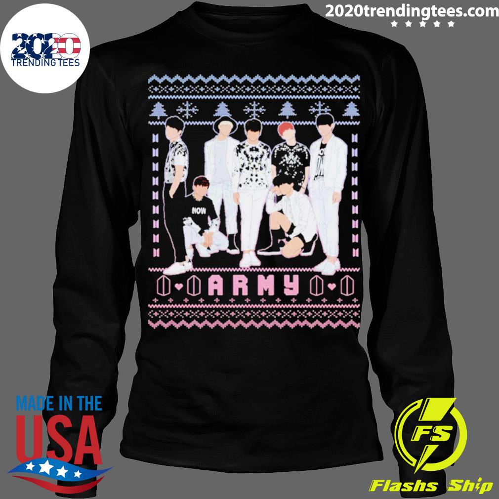 Official kpop Army Saranghae Cats And Colorful - Adult & Kids T-Shirts, Sweatshirts & Hoodies apparel design preview 4