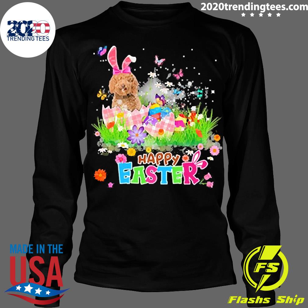 Official labradoodle Happy Easter - Adult & Kids T-Shirts, Sweatshirts & Hoodies apparel design preview 4