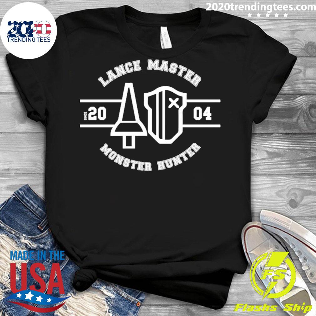 Official lance Master Monster Hunter - Adult & Kids T-Shirts, Sweatshirts & Hoodies apparel design preview 3