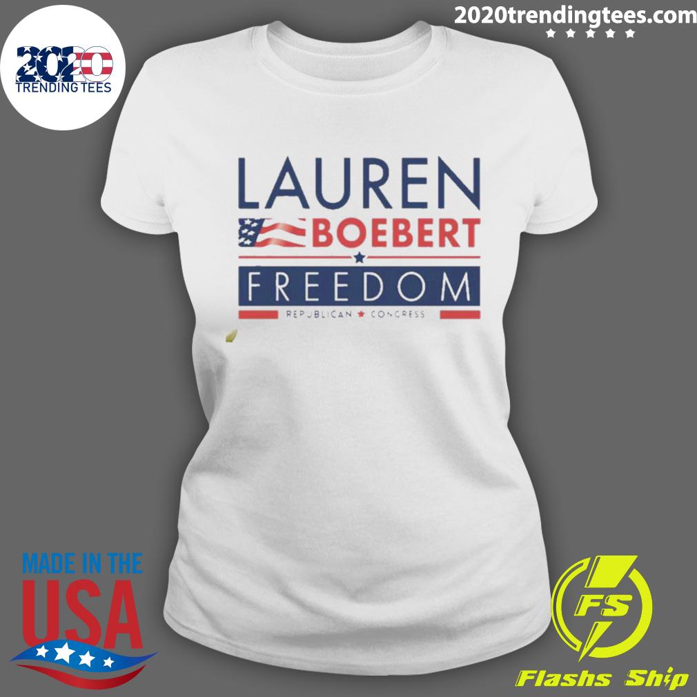 Official lauren Boebert American Freedom - Adult & Kids T-Shirts, Sweatshirts & Hoodies apparel design preview 3