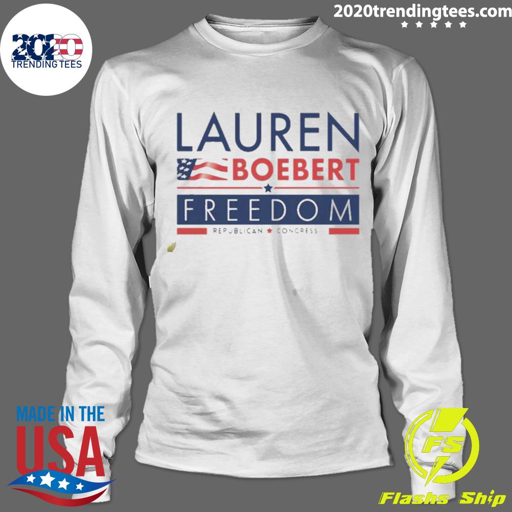 Official lauren Boebert American Freedom - Adult & Kids T-Shirts, Sweatshirts & Hoodies apparel design preview 4