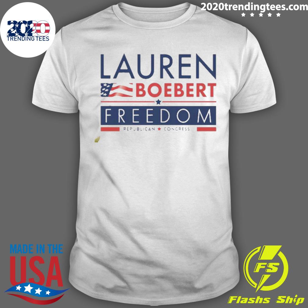 Official lauren Boebert American Freedom - Adult & Kids T-Shirts, Sweatshirts & Hoodies apparel design preview 1
