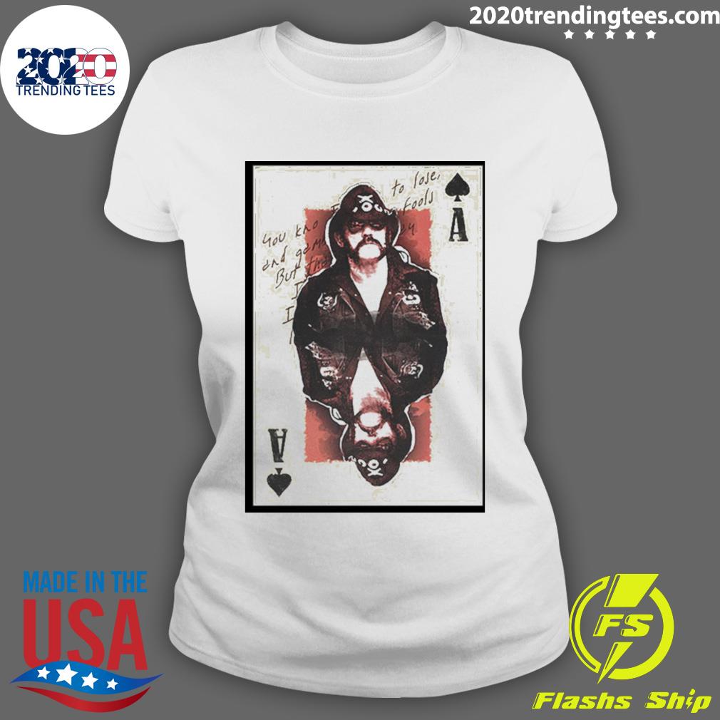 Official lemmy Ace Of Spades - Adult & Kids T-Shirts, Sweatshirts & Hoodies apparel design preview 3