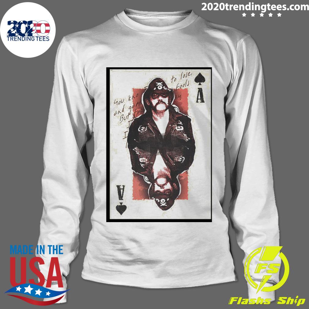 Official lemmy Ace Of Spades - Adult & Kids T-Shirts, Sweatshirts & Hoodies apparel design preview 4
