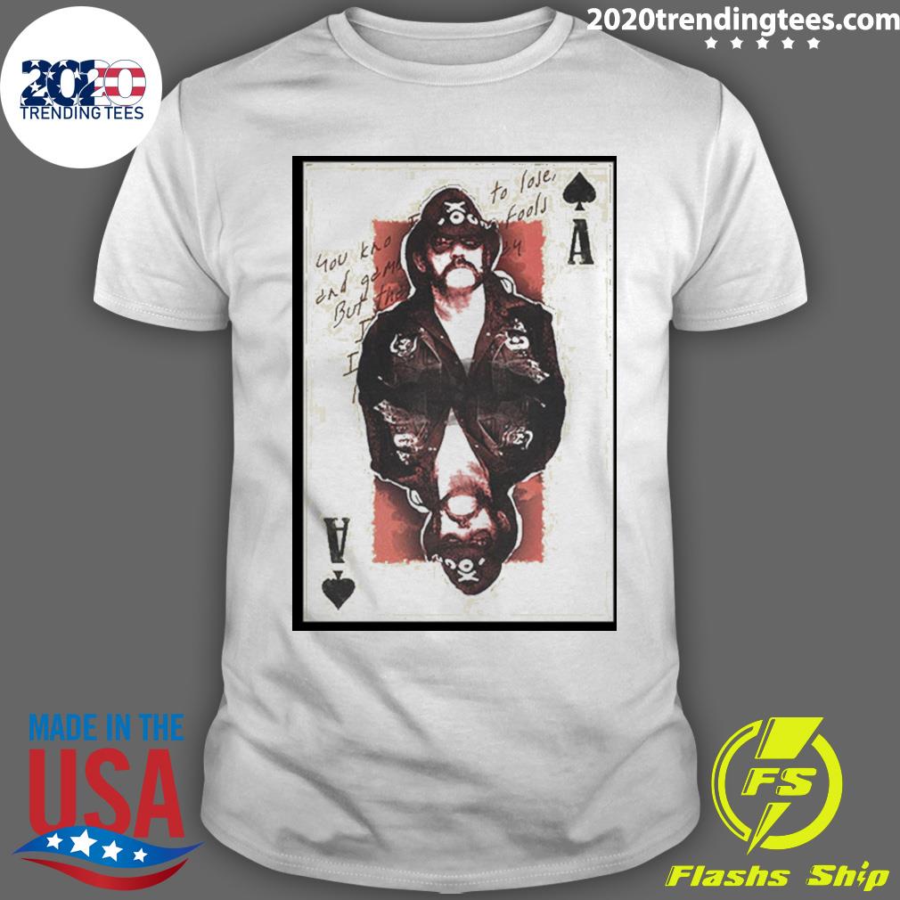 Official lemmy Ace Of Spades - Adult & Kids T-Shirts, Sweatshirts & Hoodies apparel design preview 1
