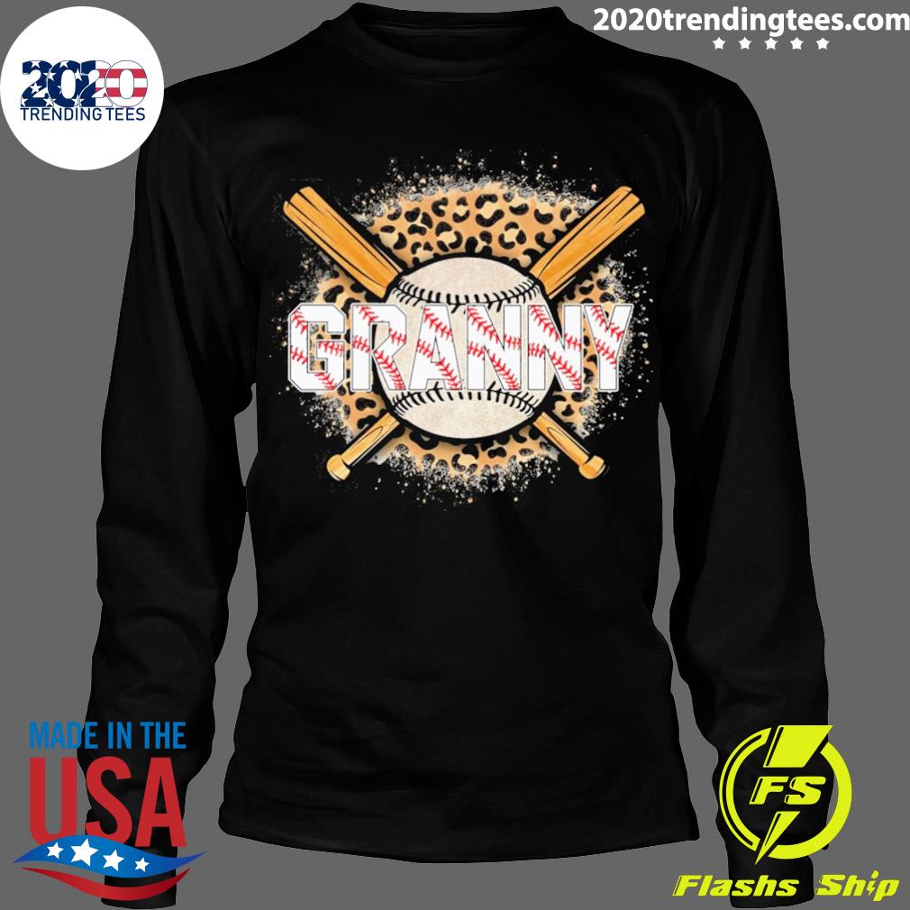 Official leopard Baseball Bat Granny - Adult & Kids T-Shirts, Sweatshirts & Hoodies apparel design preview 4