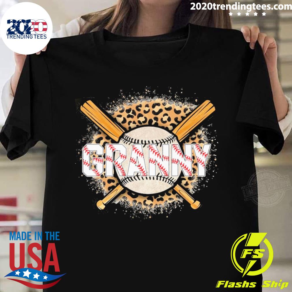 Official leopard Baseball Bat Granny - Adult & Kids T-Shirts, Sweatshirts & Hoodies apparel design preview 1