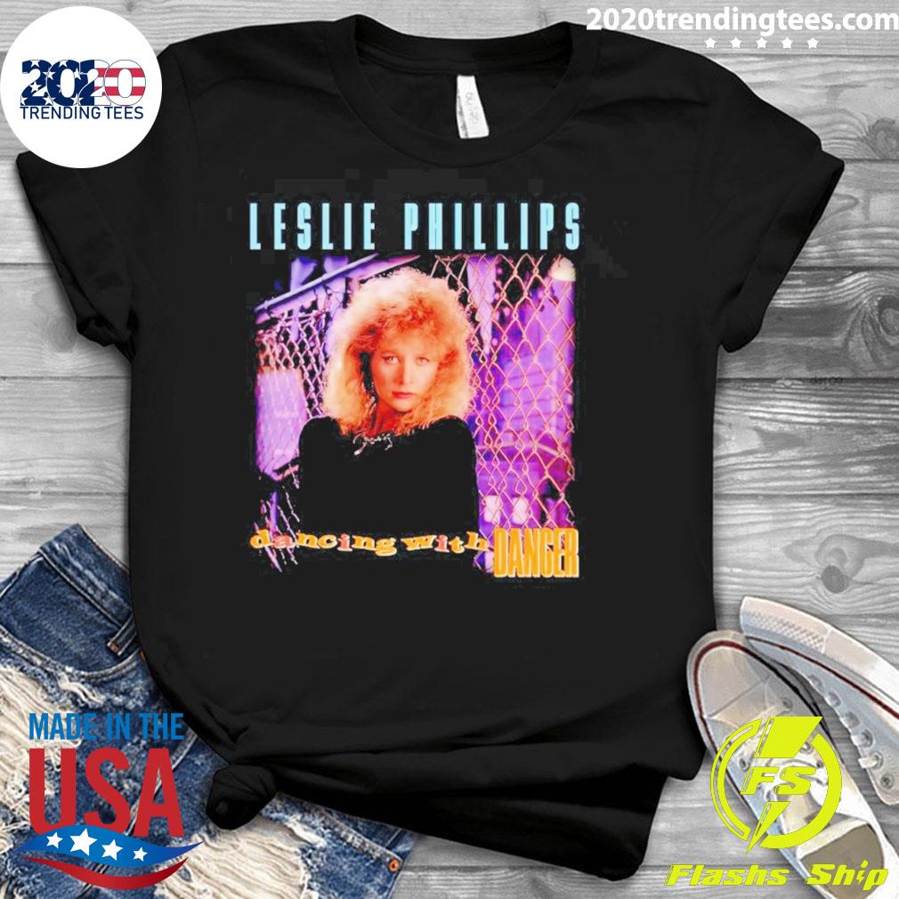 Official leslie Phillips Dancing With Danger - Adult & Kids T-Shirts, Sweatshirts & Hoodies apparel design preview 3