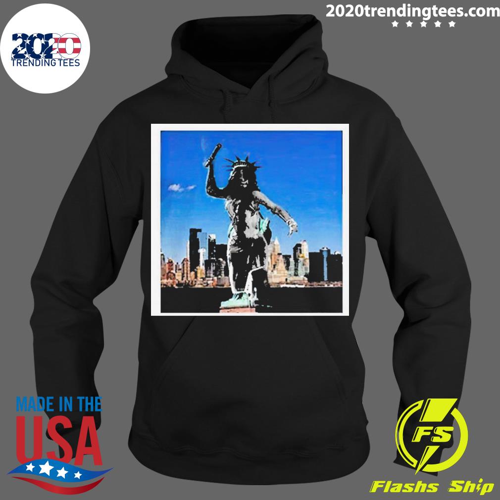 Official liberty Cardi B Throw Microphone - Adult & Kids T-Shirts, Sweatshirts & Hoodies apparel design preview 2
