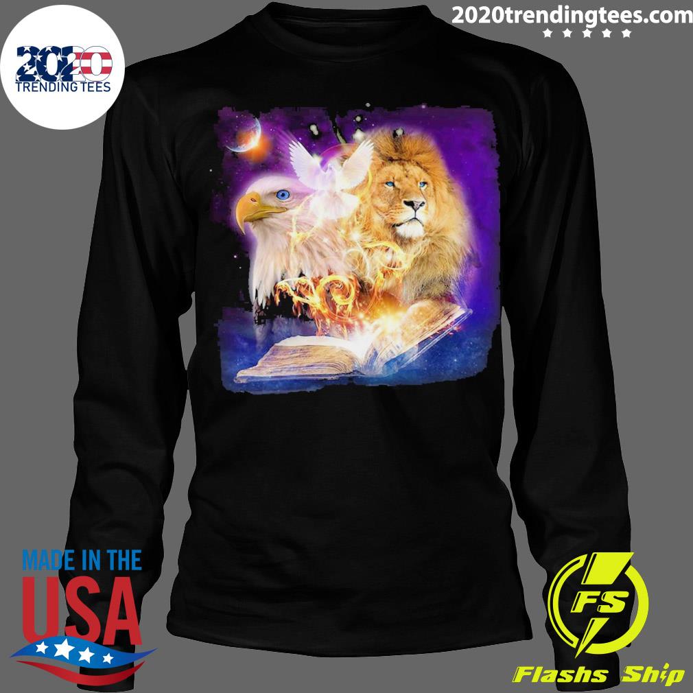 Official lion Eagle Peace Bird Christian - Adult & Kids T-Shirts, Sweatshirts & Hoodies apparel design preview 4