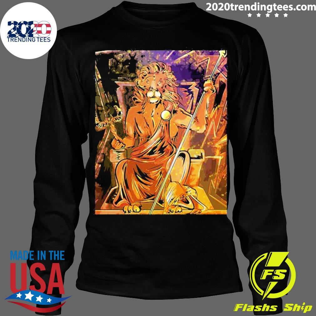 Official lion Zeus Trending - Adult & Kids T-Shirts, Sweatshirts & Hoodies apparel design preview 4