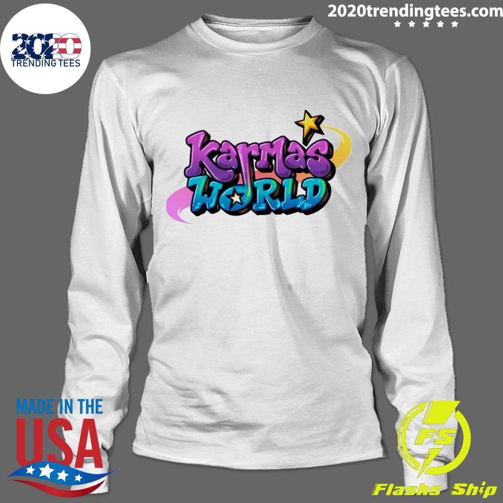 Official logo Design Karma's World - Adult & Kids T-Shirts, Sweatshirts & Hoodies apparel design preview 4