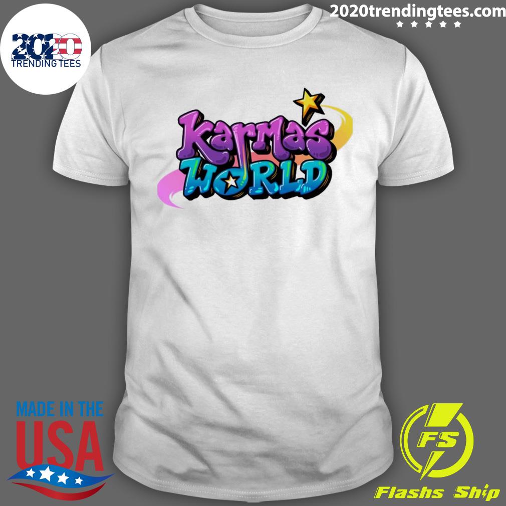 Official logo Design Karma's World - Adult & Kids T-Shirts, Sweatshirts & Hoodies apparel design preview 1