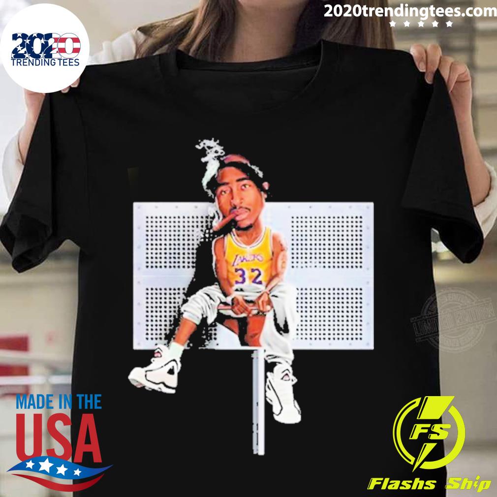 Official los Angeles Lakers Tupac Forever - Adult & Kids T-Shirts, Sweatshirts & Hoodies apparel design preview 1
