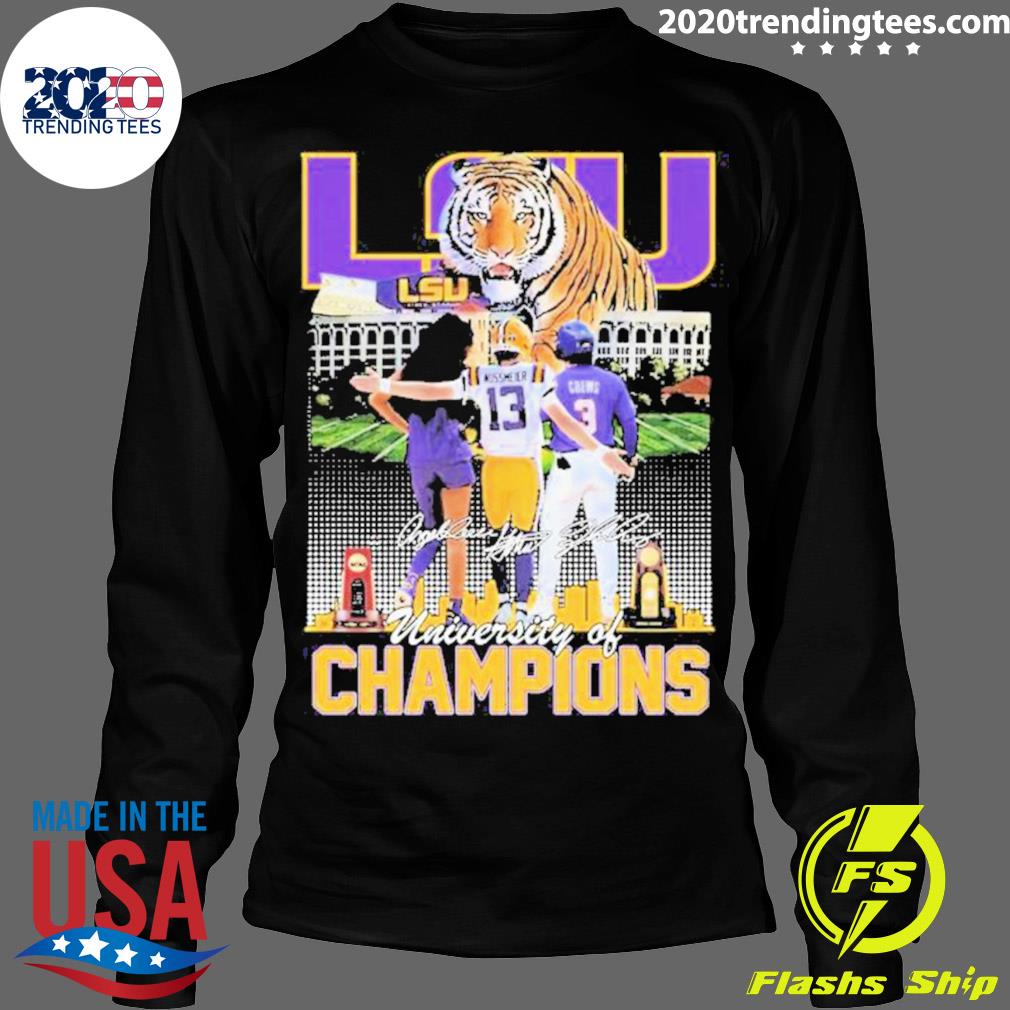 Official louisiana University Of Champions Garrett - Adult & Kids T-Shirts, Sweatshirts & Hoodies apparel design preview 4
