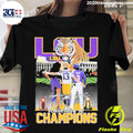 Official louisiana University Of Champions Garrett - Adult & Kids T-Shirts, Sweatshirts & Hoodies apparel design preview 1