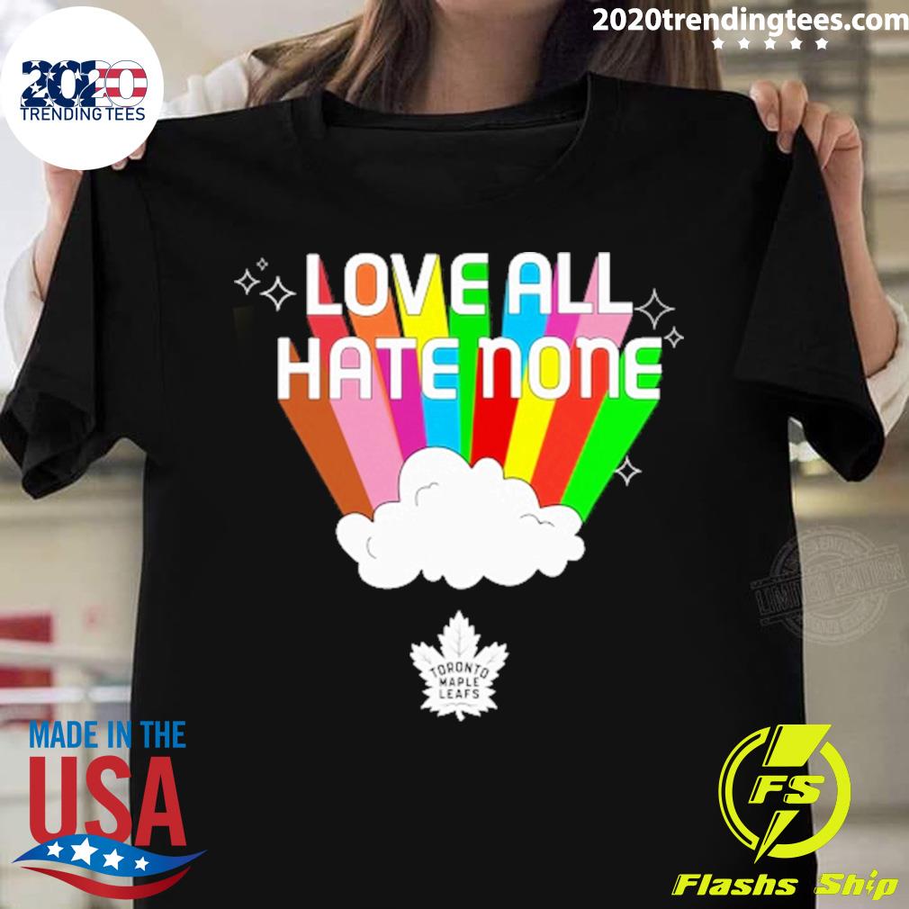 Official love All Hate None - Adult & Kids T-Shirts, Sweatshirts & Hoodies apparel design preview 1