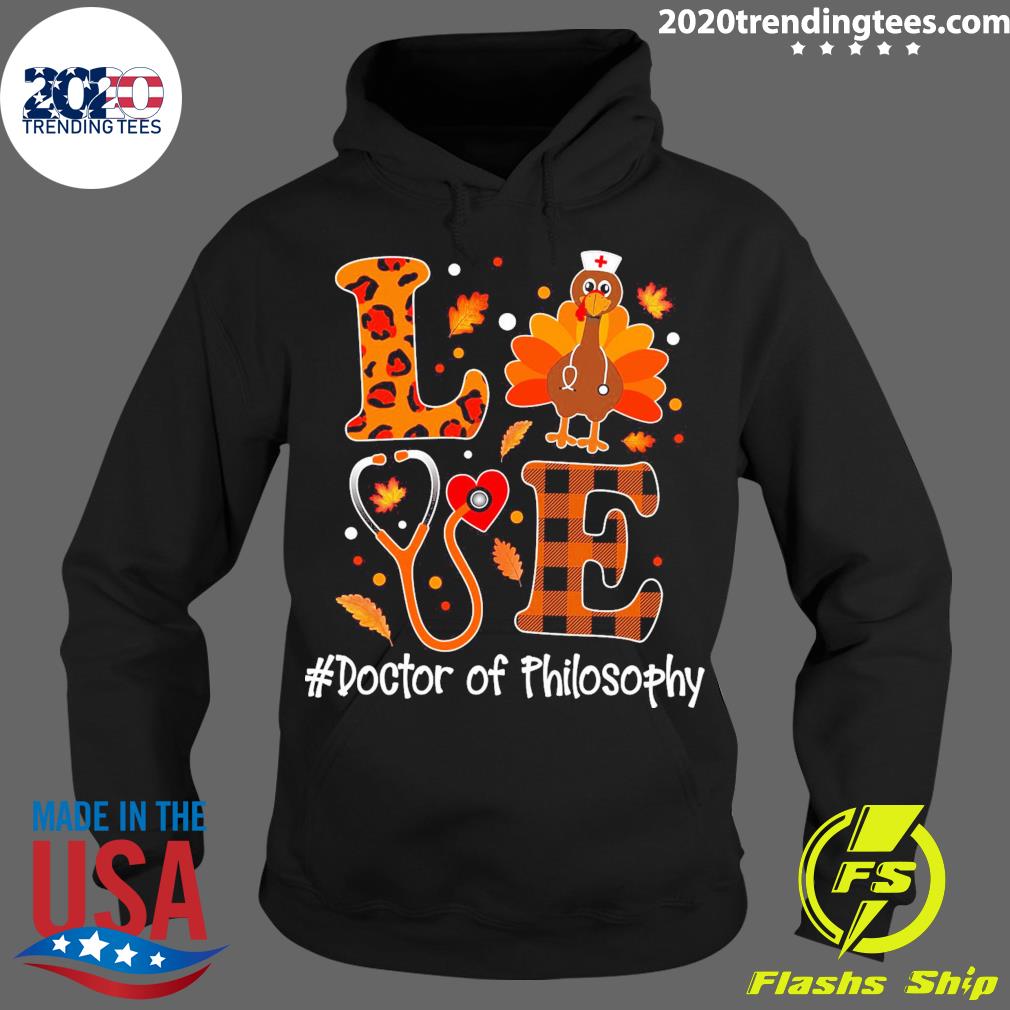 Official love Turkey Thanksgiving Doctor Of - Adult & Kids T-Shirts, Sweatshirts & Hoodies apparel design preview 2