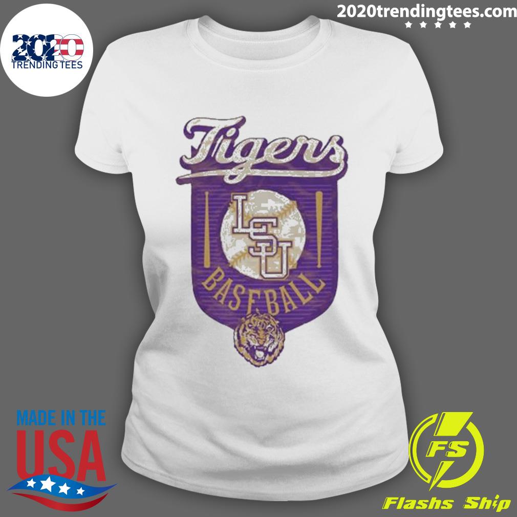 Official lsu Tigers Baseball Shield 2023 - Adult & Kids T-Shirts, Sweatshirts & Hoodies apparel design preview 3