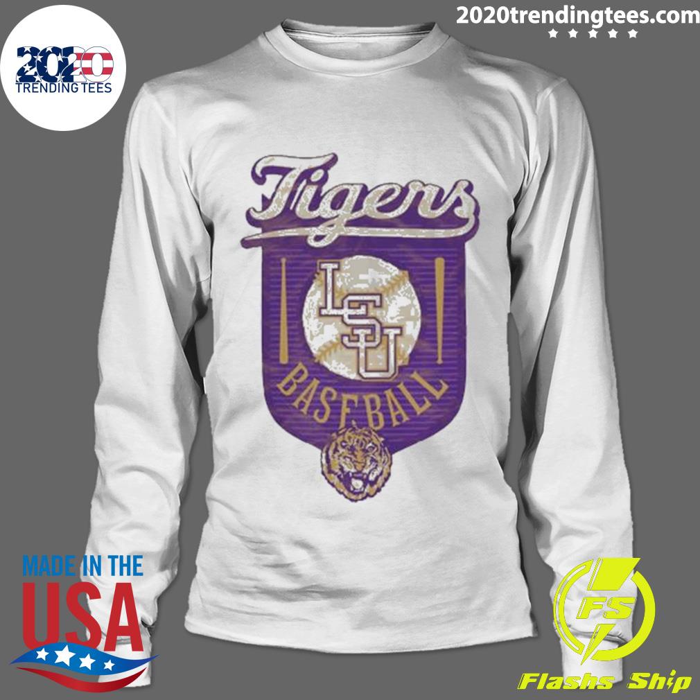 Official lsu Tigers Baseball Shield 2023 - Adult & Kids T-Shirts, Sweatshirts & Hoodies apparel design preview 4