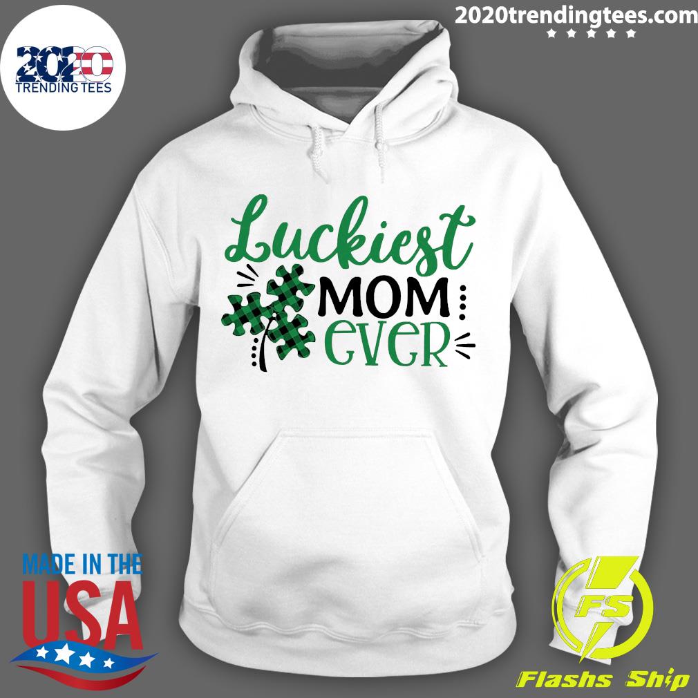 Official Luckiest Mom Ever - Adult & Kids T-Shirts, Sweatshirts & Hoodies apparel design preview 2