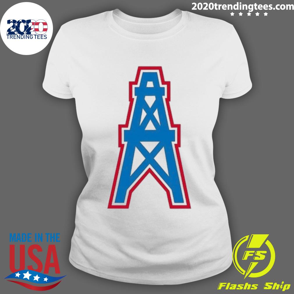 Official luv Ya Blue Houston Oilers Franklin Logo - Adult & Kids T-Shirts, Sweatshirts & Hoodies apparel design preview 3