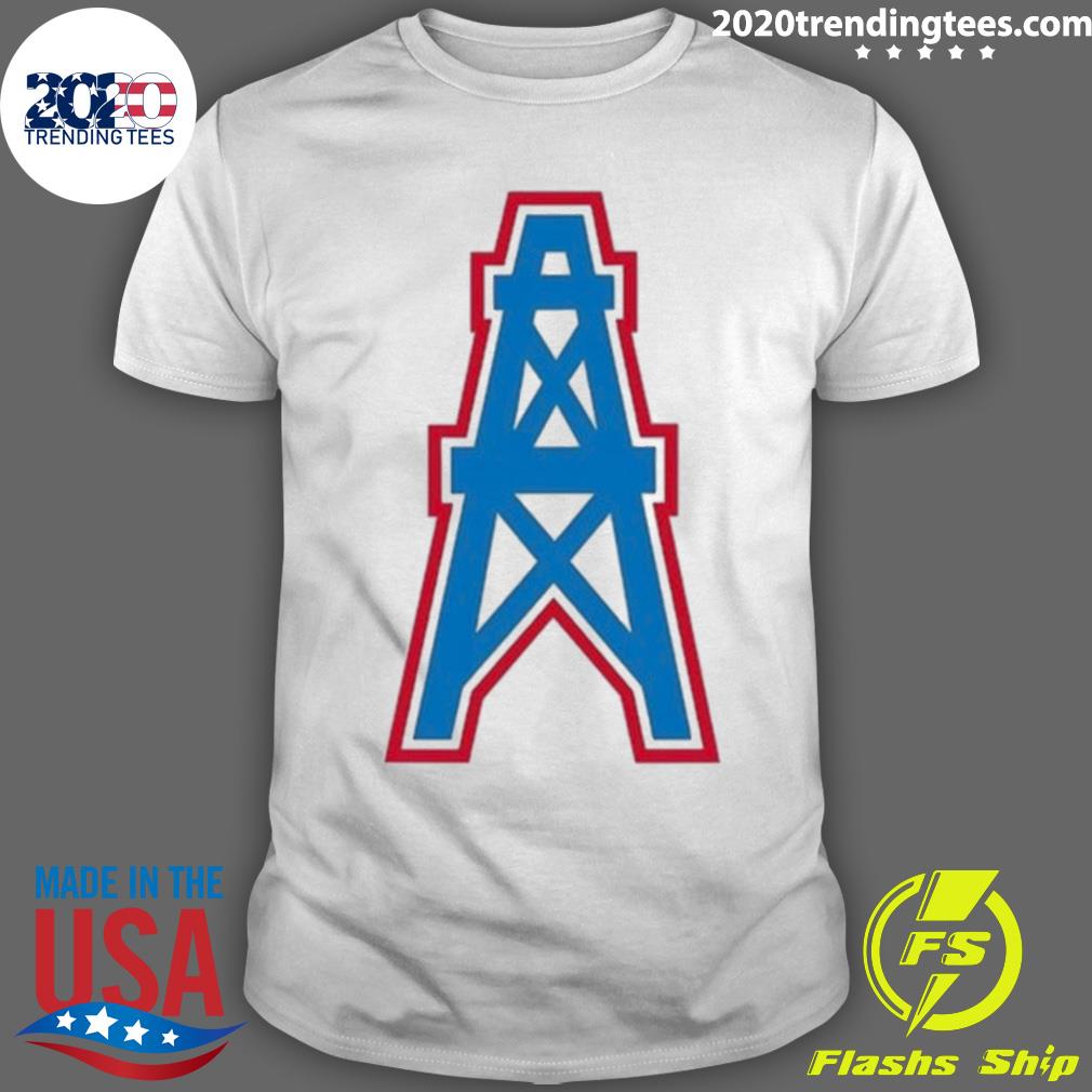 Official luv Ya Blue Houston Oilers Franklin Logo - Adult & Kids T-Shirts, Sweatshirts & Hoodies apparel design preview 1