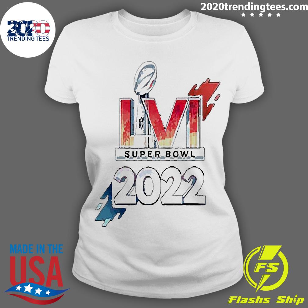 Official LVI Super Bowl 2022 Logo - Adult & Kids T-Shirts, Sweatshirts & Hoodies apparel design preview 3