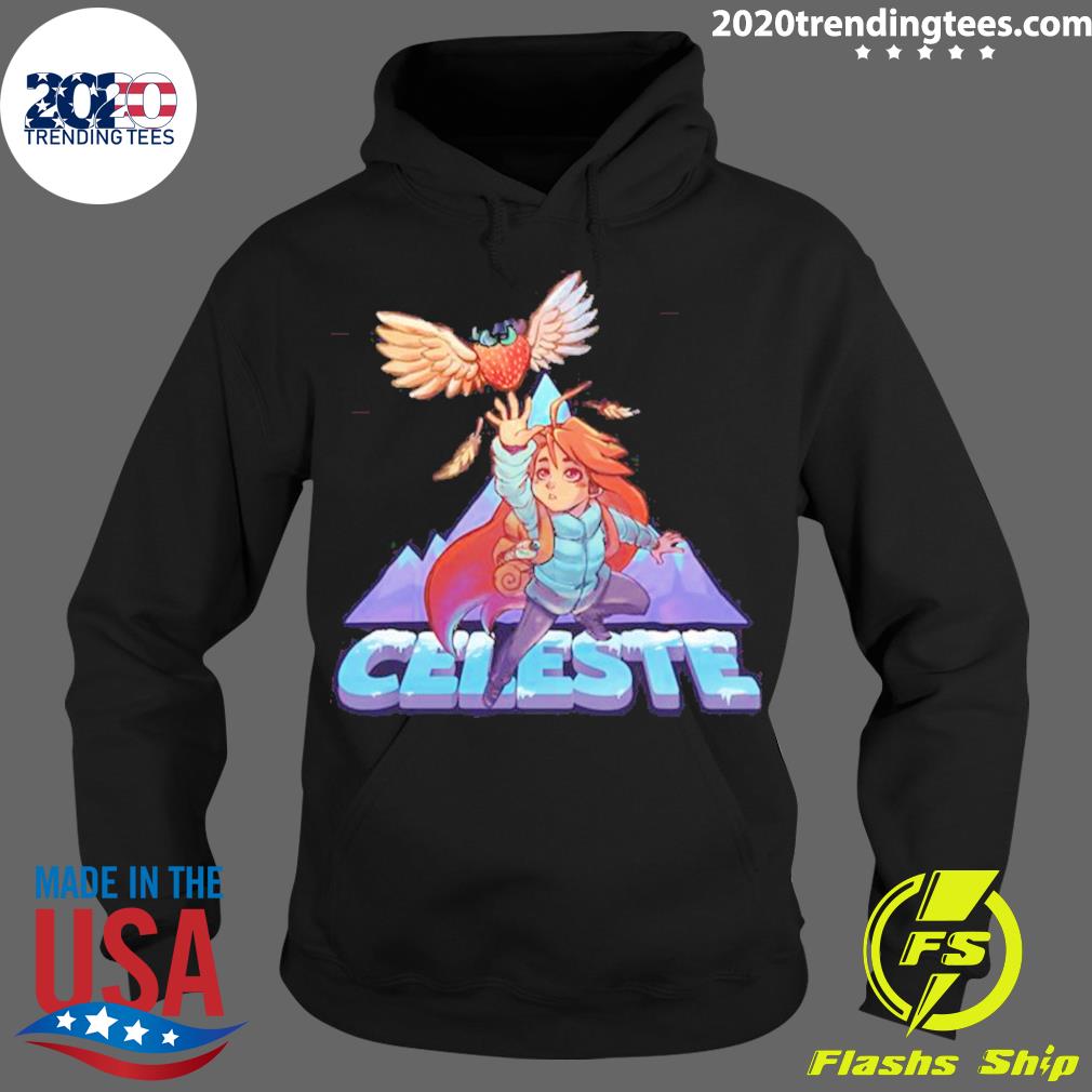 Official madeline Fly Logo Celeste - Adult & Kids T-Shirts, Sweatshirts & Hoodies apparel design preview 2