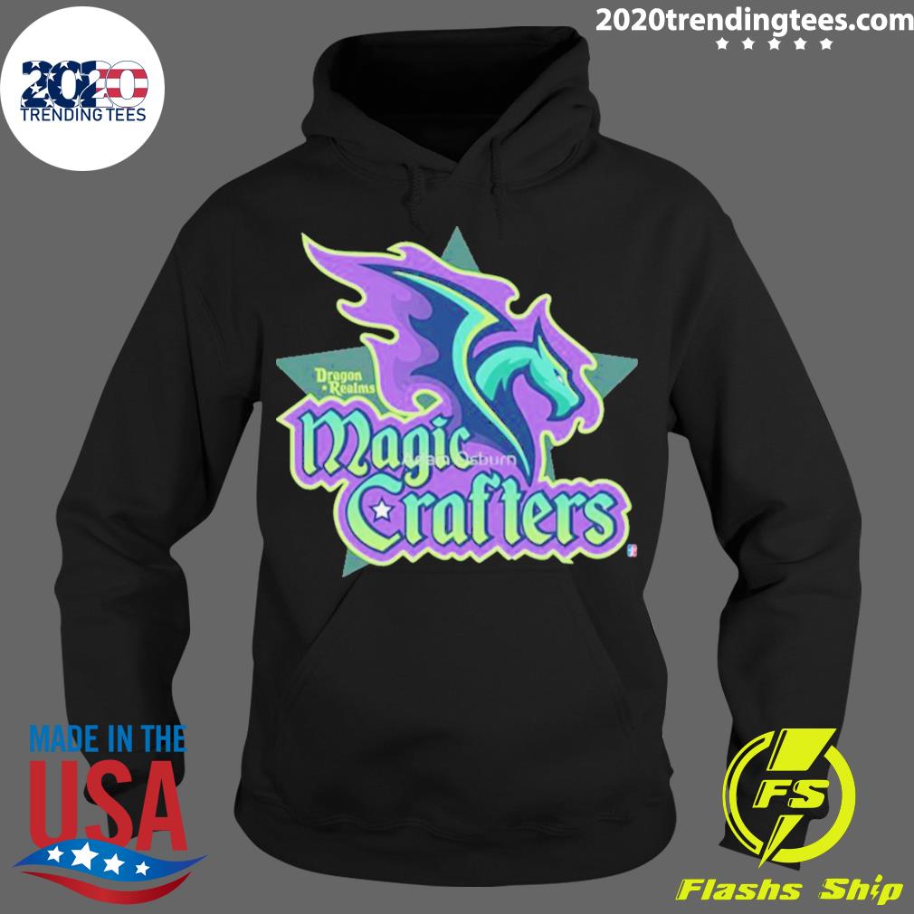 Official magic Crafters Dragon Realms - Adult & Kids T-Shirts, Sweatshirts & Hoodies apparel design preview 2