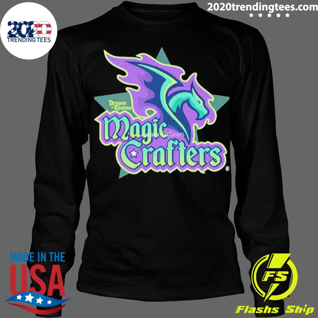Official magic Crafters Dragon Realms - Adult & Kids T-Shirts, Sweatshirts & Hoodies apparel design preview 4