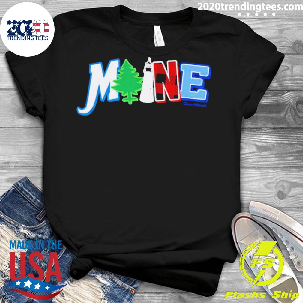 Official maine State Pride - Adult & Kids T-Shirts, Sweatshirts & Hoodies apparel design preview 3