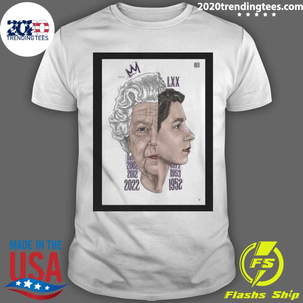 Official majesty The Queen Rip Elizabeth - Adult & Kids T-Shirts, Sweatshirts & Hoodies apparel design preview 1