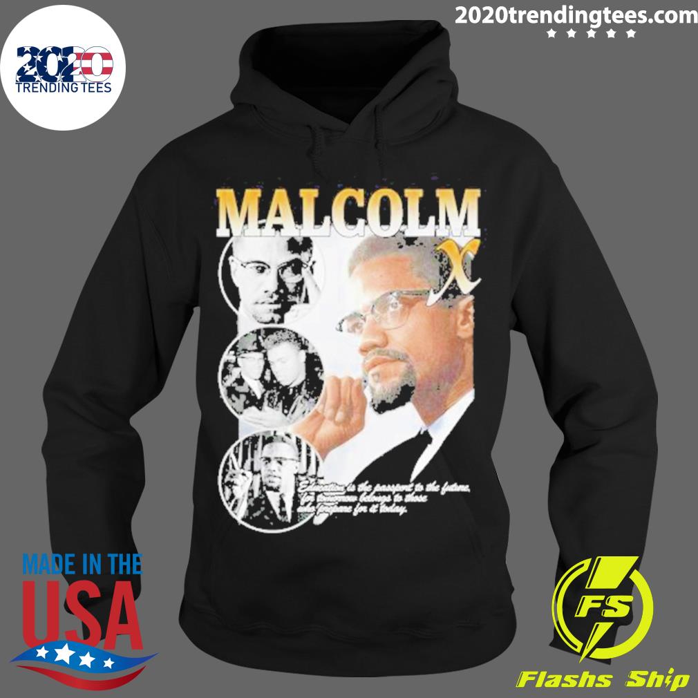 Official malcolm X 2023 - Adult & Kids T-Shirts, Sweatshirts & Hoodies apparel design preview 2