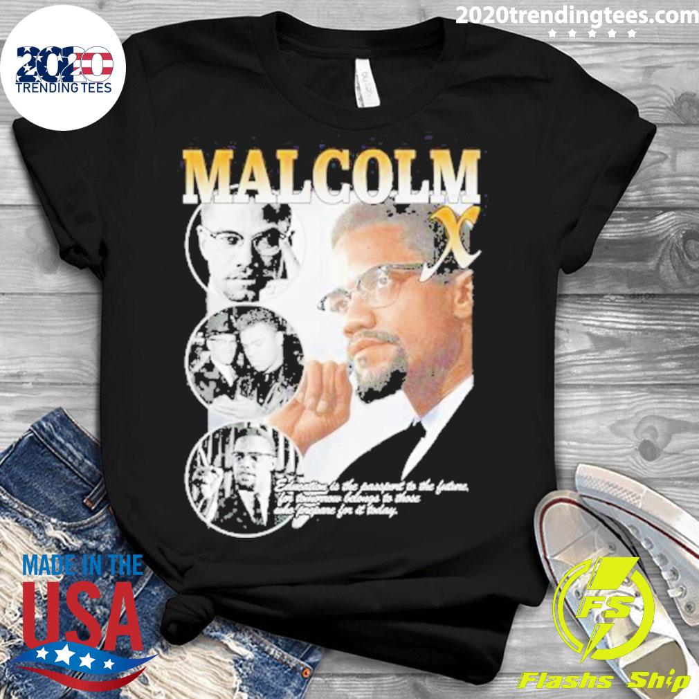 Official malcolm X 2023 - Adult & Kids T-Shirts, Sweatshirts & Hoodies apparel design preview 3