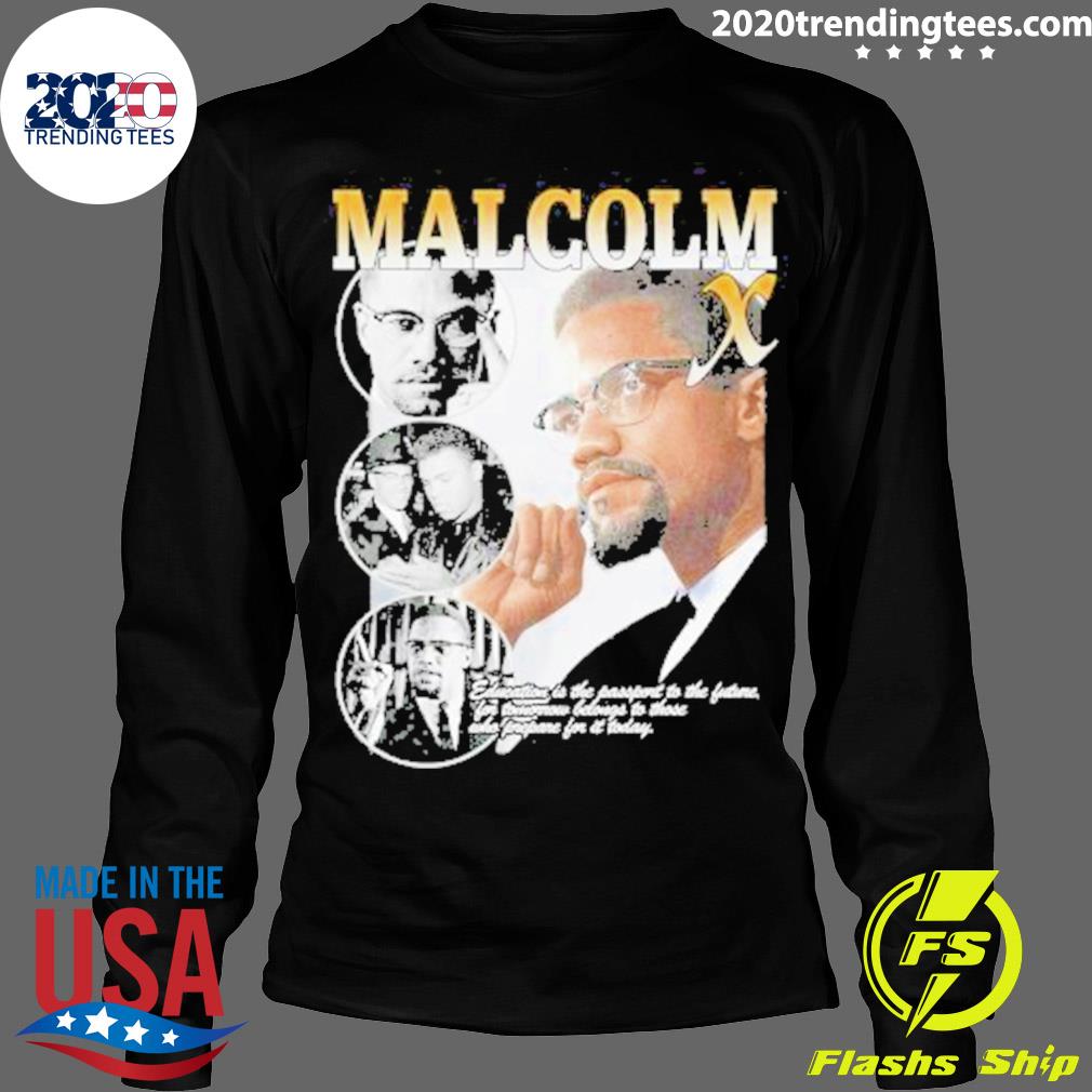 Official malcolm X 2023 - Adult & Kids T-Shirts, Sweatshirts & Hoodies apparel design preview 4