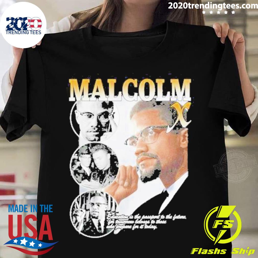 Official malcolm X 2023 - Adult & Kids T-Shirts, Sweatshirts & Hoodies apparel design preview 1