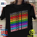 Official mandela For Senate Pride - Adult & Kids T-Shirts, Sweatshirts & Hoodies apparel design preview 1